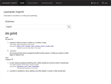 Tablet Screenshot of leonardo.net