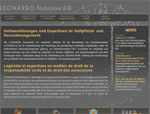 Tablet Screenshot of leonardo.ag