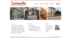 Desktop Screenshot of leonardo.com.hr