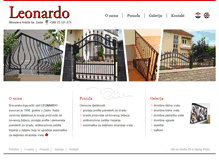 Tablet Screenshot of leonardo.com.hr